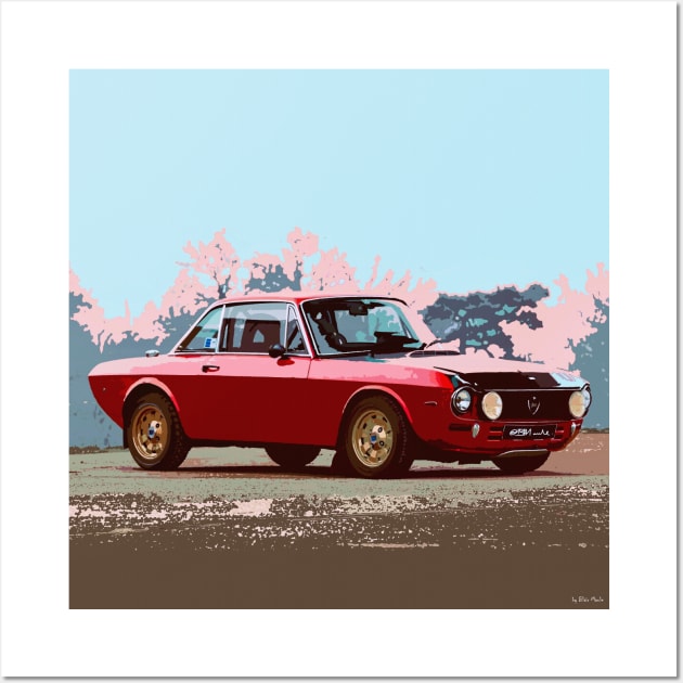 Lancia Fulvia Wall Art by ConceptYellow